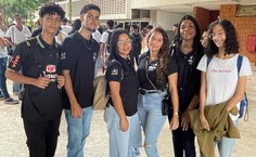 Estudantes da Escola Estadual Djalma Santos, de Coruripe