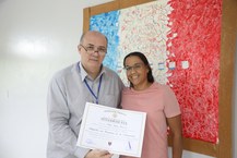 Reitor Tonholo e Ellen Lopes