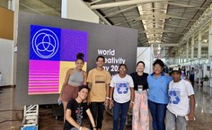 Equipe do projeto no World Creativity Day