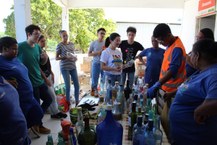 Estudantes realizam oficinas na Coopvila