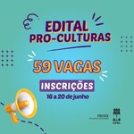 Ufal abre processo seletivo para 59 bolsas no edital Pró-Culturas