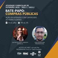 Bate-papo virtual sobre compras públicas será nesta quinta (13)
