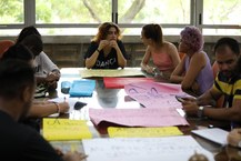 Reunião com alunos e professores de Dança