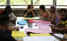 Reunião com alunos e professores de Dança