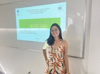 Vitória Rocha teve o TCC aprovado e um dia antes recebeu a notícia que também foi aprovada no mestrado em Química e Biotecnologia da Ufal