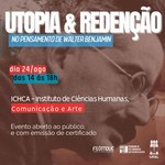 Jornada sobre Walter Benjamin acontece na Ufal nesta quinta, dia 24
