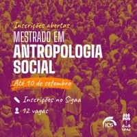 Pós-graduação em Antropologia Social abre inscrições para mestrado
