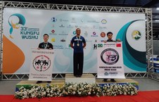 Victor de Oliveira conquistou o bicampeonato brasileiro universitário de Kung Fu
