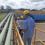 Estudantes do CTEC visitam sistema de abastecimento de água do Agreste