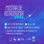 Mostra de Astronomia da Ufal terá palestras e estandes interativos