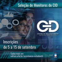 Proest abre seleção de monitores para Centro de Inclusão Digital