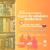 Projeto de extensão convida estudantes para participar de jogos de tabuleiro