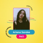 Ariana marcou 960 pontos na Redação com o cursinho do Conexões de Saberes