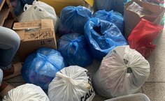 Foram quilos e quilos de alimentos arrecadados pela campanha beneficente
