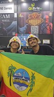 Estudantes apresentam jogo independente em feira de games no Japão