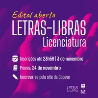 Licenciatura em Letras-Libras da Ufal oferece 50 vagas; inscrições até dia 3