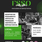 Serviço Social promove 1ª Jornada Acadêmica sobre produção científica