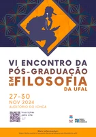 Pós-graduação em Filosofia promove debates científicos de 27 a 30 de novembro