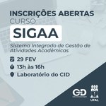 Centro de Inclusão Digital abre inscrições para curso sobre o Sigaa