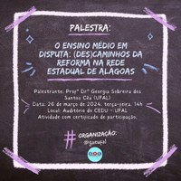 Centro de Educação realiza palestra sobre a reforma do ensino médio