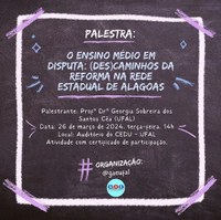 Centro de Educação realiza palestra sobre a reforma do ensino médio