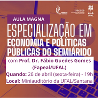 Aula Magna na Unidade Santana discute Políticas Públicas do Semiárido