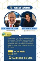 Campus Arapiraca realiza roda de conversa sobre autoconhecimento financeiro