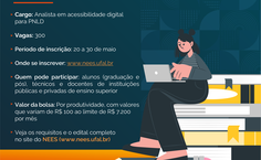 Cadastro de bolsista - Vaga analista em acessibilidade