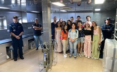 Alunos da Ufal Penedo fazem visita à navio oceanográfico da Marinha