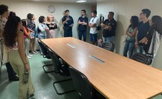Alunos da Ufal Penedo fazem visita à navio oceanográfico da Marinha