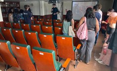 Alunos da Ufal Penedo fazem visita à navio oceanográfico da Marinha