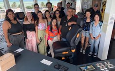 Alunos da Ufal Penedo fazem visita à navio oceanográfico da Marinha