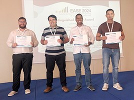 Estudante de Graduação do IC é premiado em Conferência Internacional