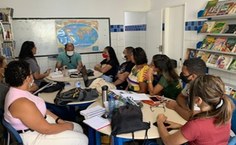 Reunião formativa na E.M. Jayme Amorim de Miranda (Março de 2023)
