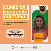 Teatro da Ufal oferta curso de Produção Cultural no Campus A.C. Simões