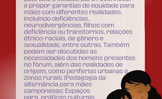1º Fórum Regional sobre realidade Materno-Parental Estudantil será virtual