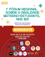 1º Fórum Regional sobre realidade Materno-Parental Estudantil será virtual