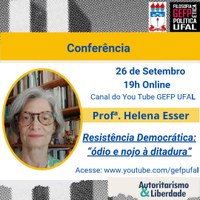 Resistência democrática e 60 anos da ditadura são tema de conferência on-line