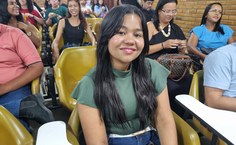 Micaele Barbosa foi aprovada em Zootecnia