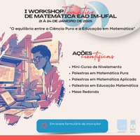 Workshop de Matemática EaD discute equilíbrio entre ciência pura e educação