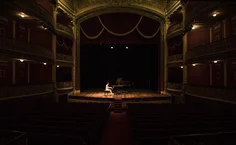 Pianista Bruno Hrabovsky - trabalho selecionado para concorrer ao prêmio e que retrata o artista atuando em várias vertentes em busca do seu sonho