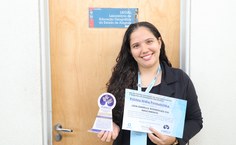 A premiada Lívia Nascimento doutoranda do Igdema