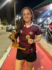 Ana Victoria Moreira ganhou os títulos de melhor goleira e de melhor jogadora