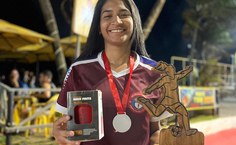 Marylia Gabriela Marques foi agraciada com o título de melhor artilheira da competição
