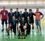 Equipe Campeã do Intercampi vôlei misto do Campus do Sertão