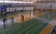 Partida de futsal masculino