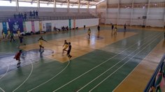 Partida de futsal masculino