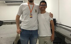 Renan Remaeh à esquerda e Fernando Mendonça à direita