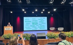 A estudante de Engenharia de Produção do Campus do Sertão/Ufal, Gabriele Torres, foi destaque no evento internacional Escola São Paulo de Ciência Avançada em Mudança Sistêmica e Sustentabilidade