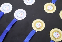 Medalhas entregues na premiação